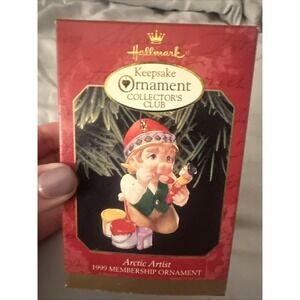 Vintage Hallmark Keepsake Ornament Arctic Artist 1999